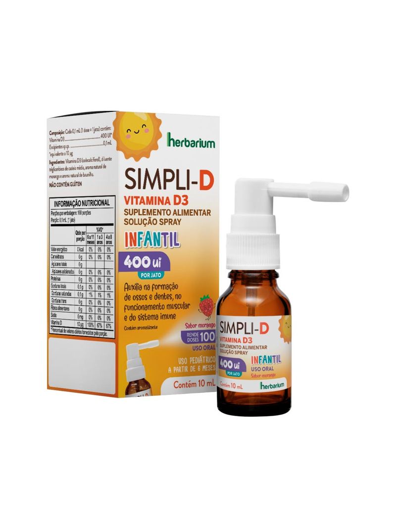 Simpli-D-10ml-Solucao-Spray-Infantil-400ui-Morango