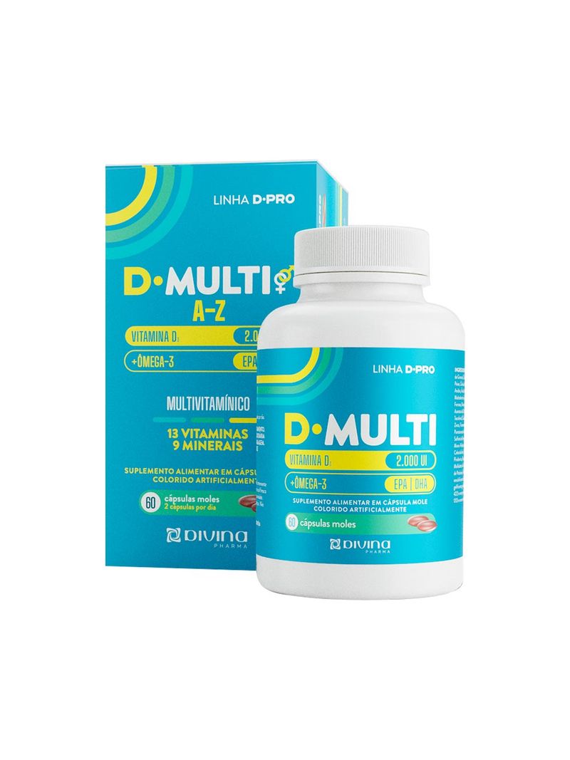 D-multi-A-z-Com-60-Capsulas-Divina-Pharma