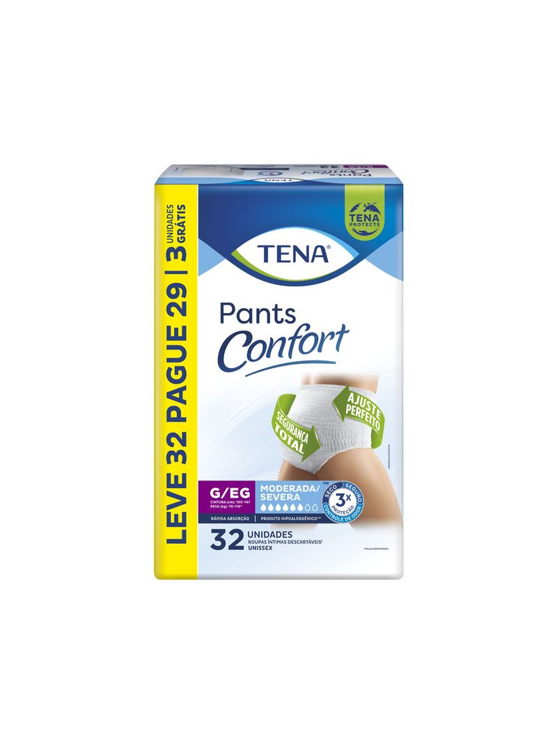 Roupa-Intima-Tena-Pants-Confort-Tamanho-G-eg-Leve-32-Pague-29-Especial