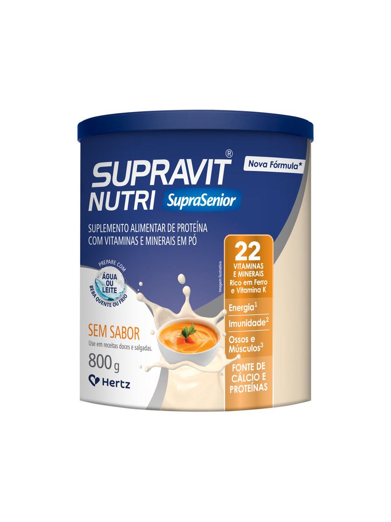 Suplemento-Alimentar-Supravit-Nutri-Suprasenior-Sem-Sabor-800g