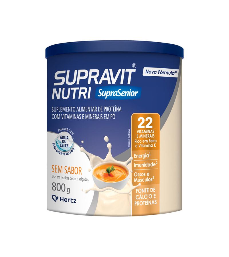 Suplemento-Alimentar-Supravit-Nutri-Suprasenior-Sem-Sabor-800g