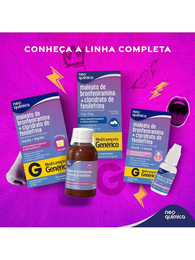 Bronfeniramina-fenilefrina-Neo-Quimica-120ml-2-5mg-5ml-Sabor-Uva--Generico