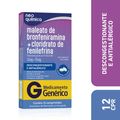 Maleato De Bronfeniramina 12mg + Cloridrato De Fenilefrina 15mg Com 12  Comprimidos Neo Quimica Gene