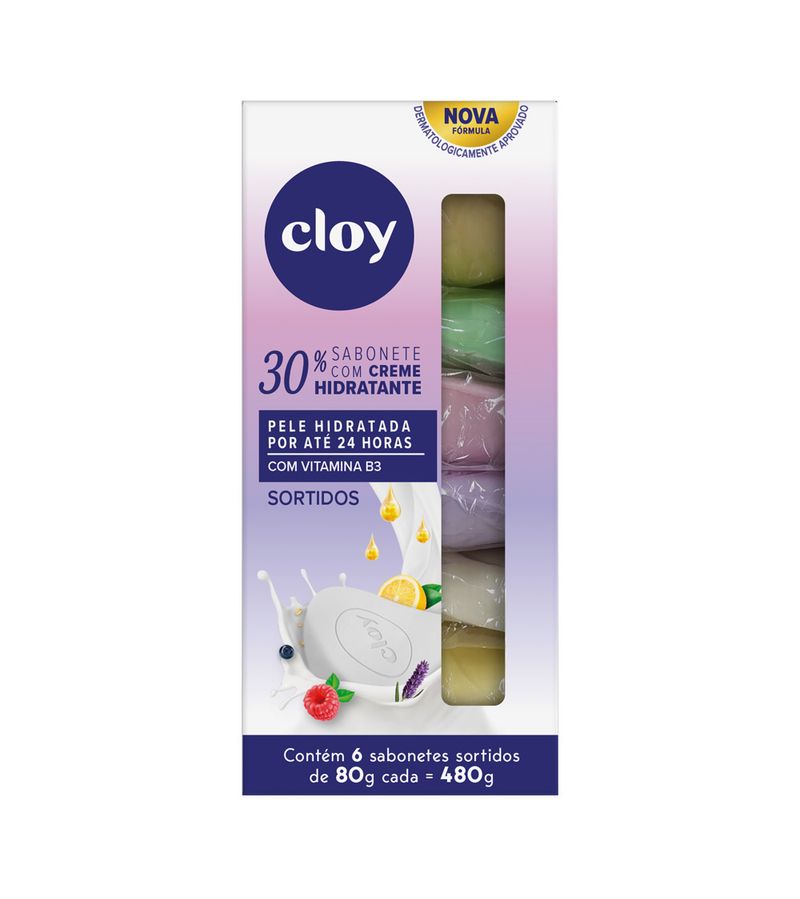 Sabonete-Cloy-Barra-Selections-Com-6x80gr-Sortidos