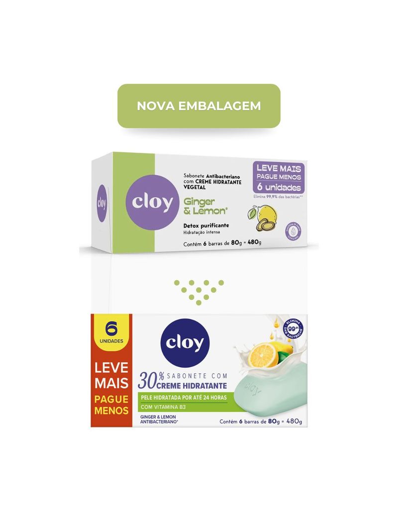Sabonete-Cloy-Barra-Com-6x80gr-Leve---Pague---Ginger-lemon