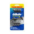 Aparelho De Barbear Descartavel Gillette Prestobarba3 Carbono Com 4  Unidades Pague Menos Especial