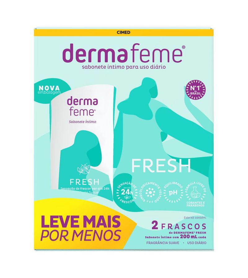 Sabonete-Dermafeme-Liquido-Intimo-Com-2x200ml-Fresh-Especial