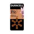 Pilha Auditiva Codigo 312 Duracell Com 6 Unidades