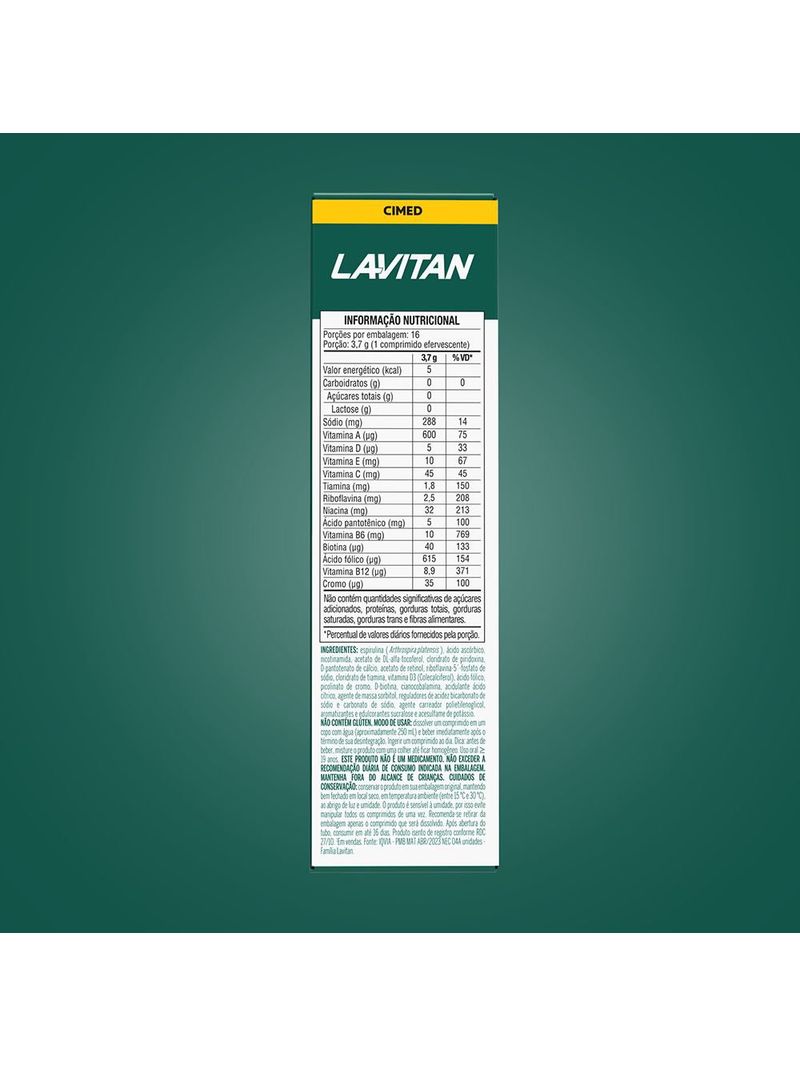 LAVITAN_Detox_com_16_Comprimidos_Efervescentes