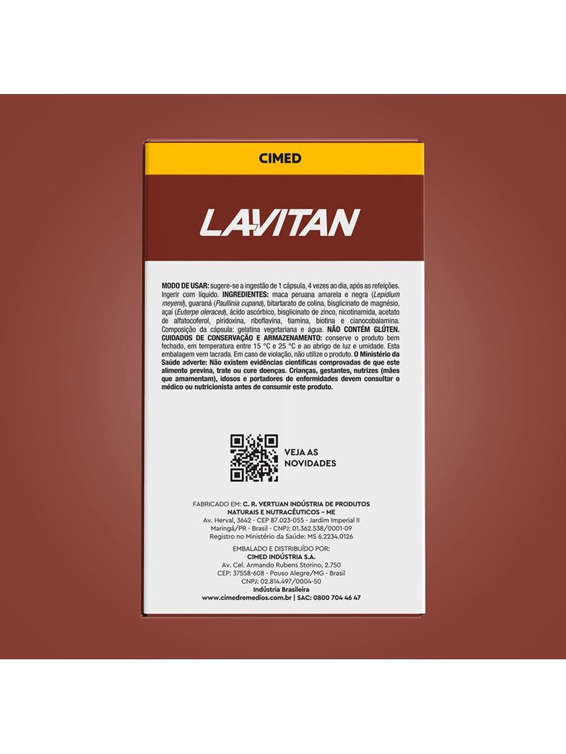 Maca-Peruana-Viron-Lavitan-Com-60-Comprimidos