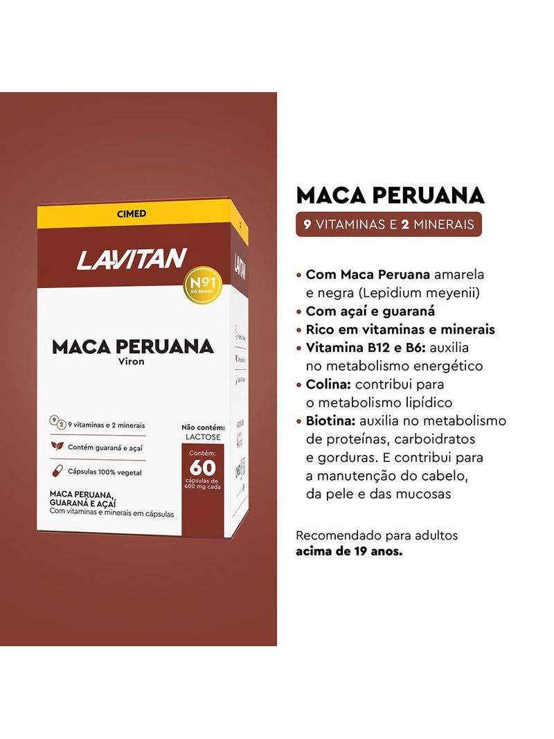 Maca-Peruana-Viron-Lavitan-Com-60-Comprimidos