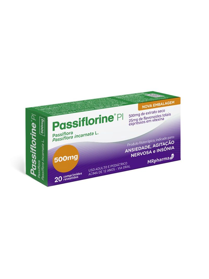 Passiflora-500mg-Fitoterapico-Passiflorine-PI-20-Comprimidos