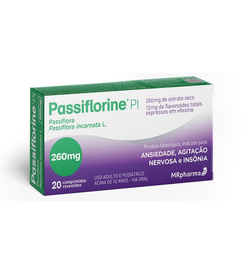 Passiflora-260mg-Fitoterapico-Passiflorine-PI-20-Comprimidos