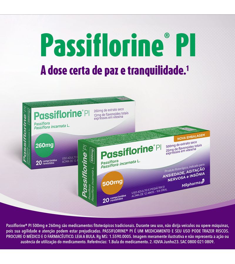 Passiflora-260mg-Fitoterapico-Passiflorine-PI-20-Comprimidos