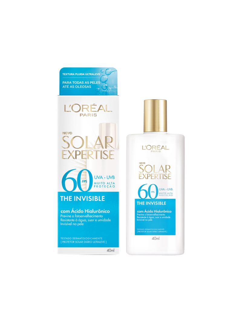 Protetor-Solar-Facial-Loreal-Paris-Fps60-The-Invisible-Sem-Cor-40ml