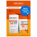 Protetor Solar Helioderm Fps50 200ml + Kids Fps50 120ml