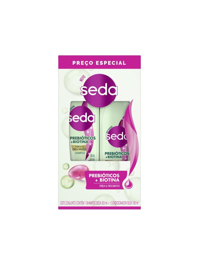 748915-Kit-Shampoo-300ml---Condiconador-Seda-190ml---Prebioticos---Biotina-Especial