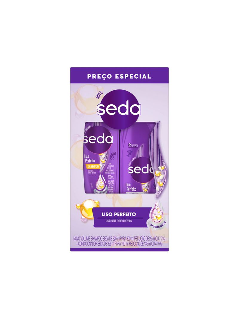Shampoo-300ml---Condicionador-190ml-Seda-Liso-Perfeito-Especial
