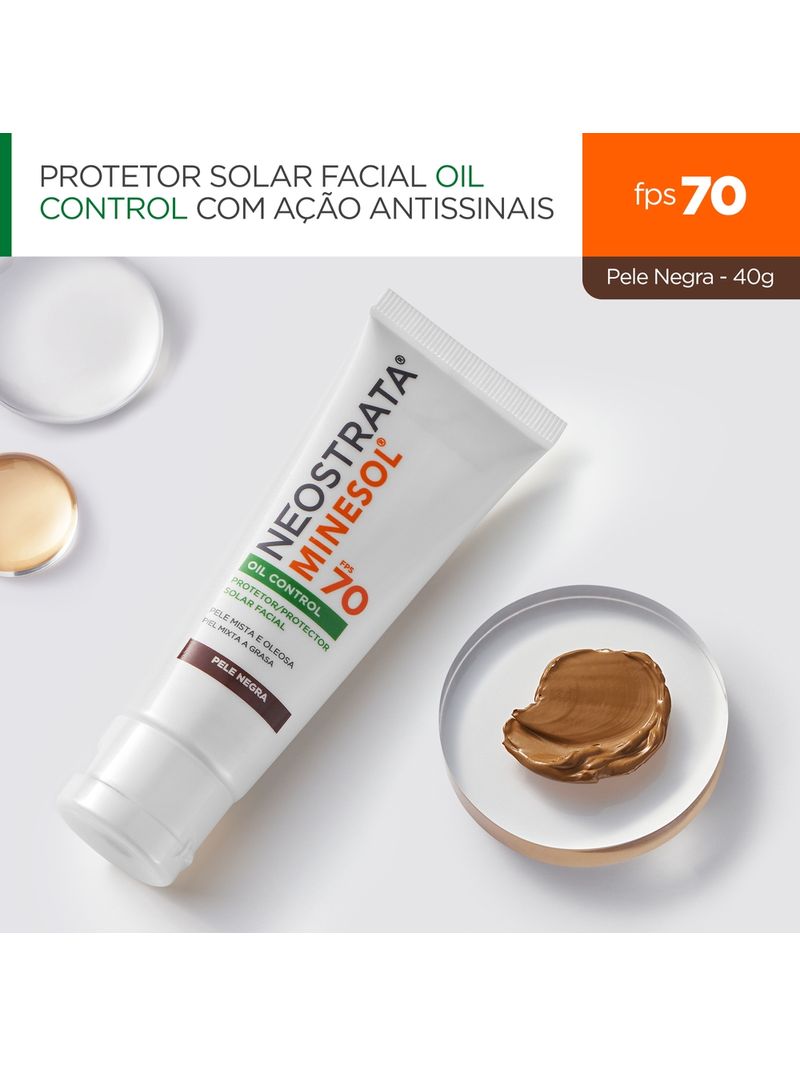 Protetor-Solar-Facial-Neostrata-Minesol-Oil-Control-Fps70-Pele-Negra-40g