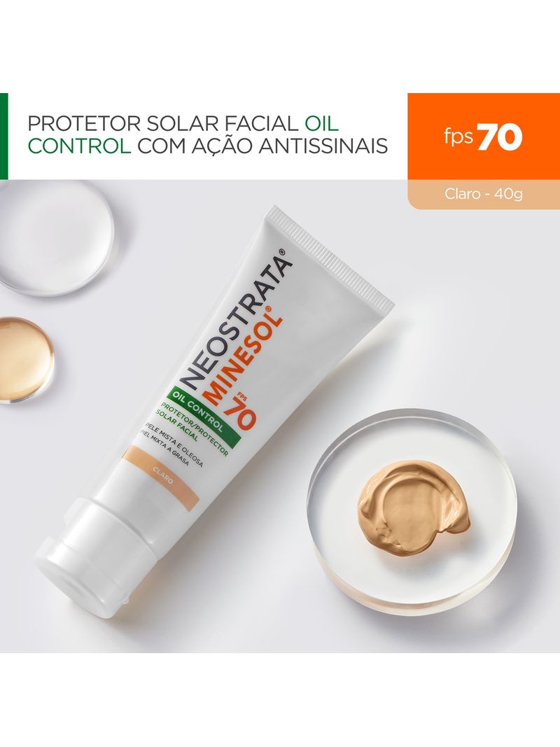 Protetor-Solar-Facial-Neostrata-Minesol-Oil-Control-Fps70-Pele-Clara-40g