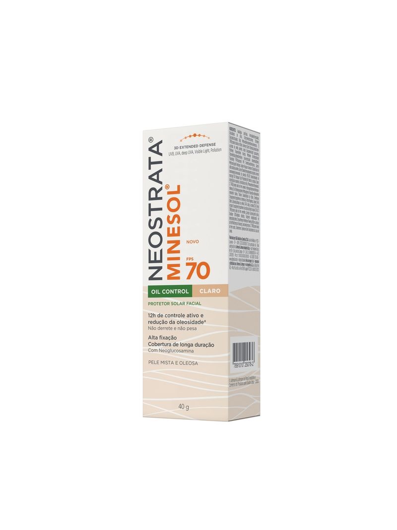 Protetor-Solar-Facial-Neostrata-Minesol-Oil-Control-Fps70-Pele-Clara-40g