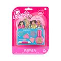 Kit Esmalte Infantil 6ml + Paleta De Maquiagem Infantil 4g + Pincel  Aplicador Impala Barbie