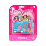 Kit-Esmalte-Infantil-6ml---Paleta-De-Maquiagem-Infantil-4g---Pincel--Aplicador-Impala-Barbie