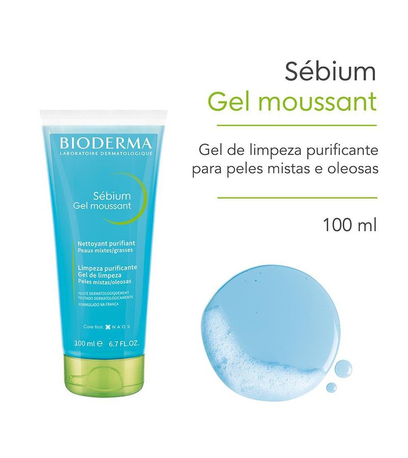 Gel-de-Limpeza-Antioleosidade-Bioderma-Sebium-Gel-Moussant-10ml