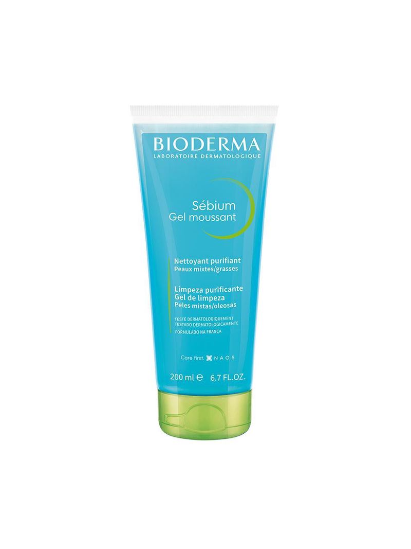 Gel-de-Limpeza-Antioleosidade-Bioderma-Sebium-Gel-Moussant-200ml