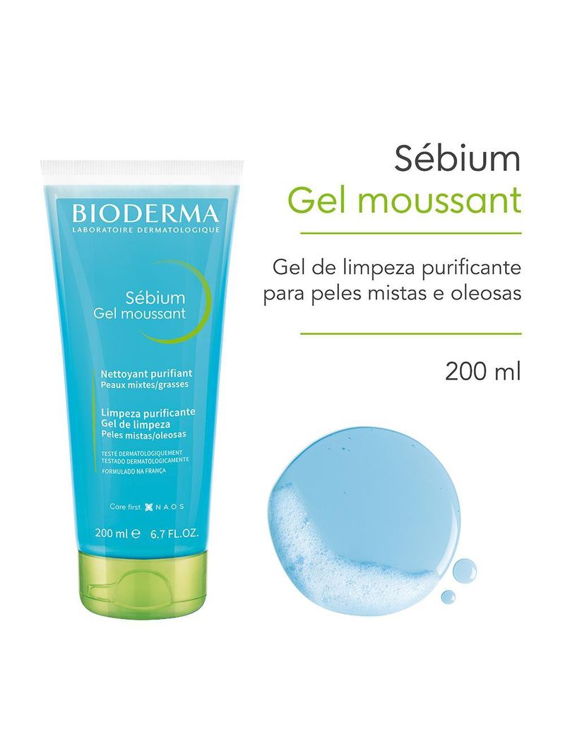 Gel-de-Limpeza-Antioleosidade-Bioderma-Sebium-Gel-Moussant-200ml