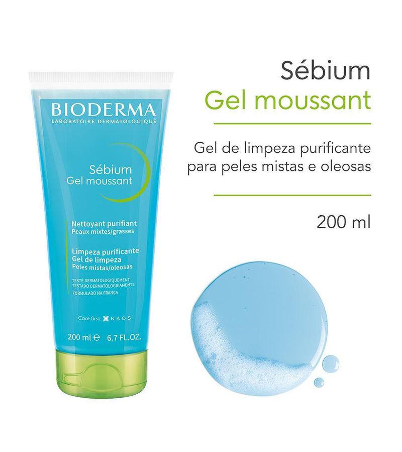 Gel-de-Limpeza-Antioleosidade-Bioderma-Sebium-Gel-Moussant-200ml