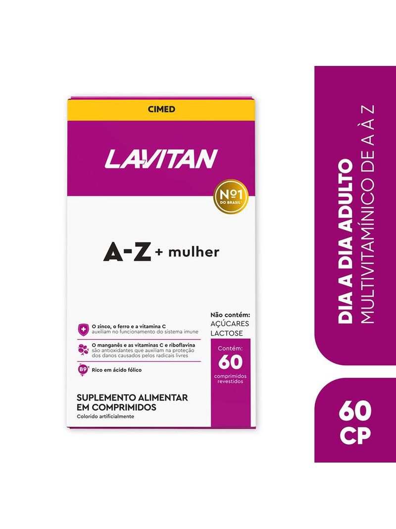 Multivitaminico-Lavitan-AZ-Mulher-com-60-Comprimidos