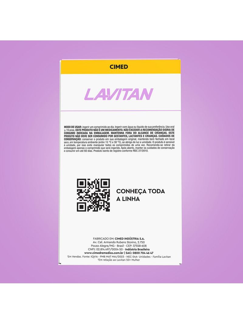 Multivitaminico-Lavitan-50--Mulher-Super-Formula-60-Capsulas-