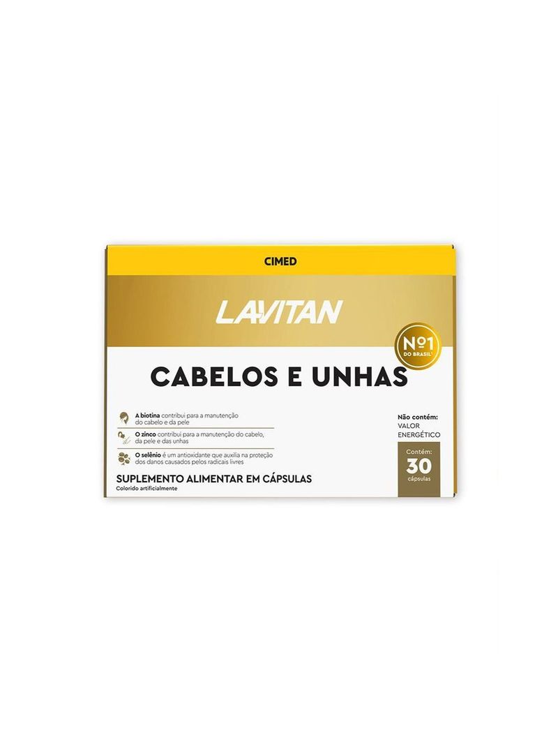 Multivitaminico-Lavitan-Cabelo-e-Unhas-com-30-Capsulas-1-Frente