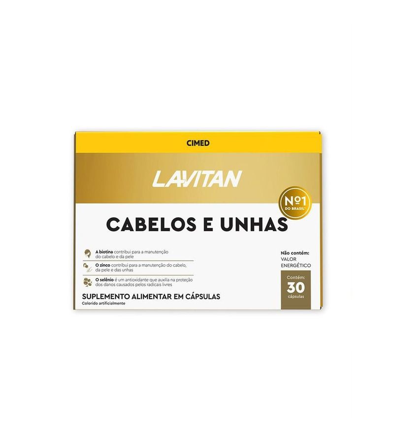 Multivitaminico-Lavitan-Cabelo-e-Unhas-com-30-Capsulas-1-Frente