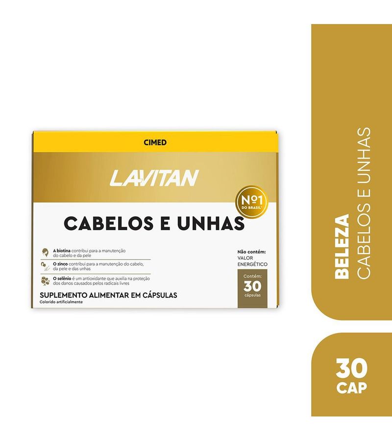 Multivitaminico-Lavitan-Cabelo-e-Unhas-com-30-Capsulas-1-Frente