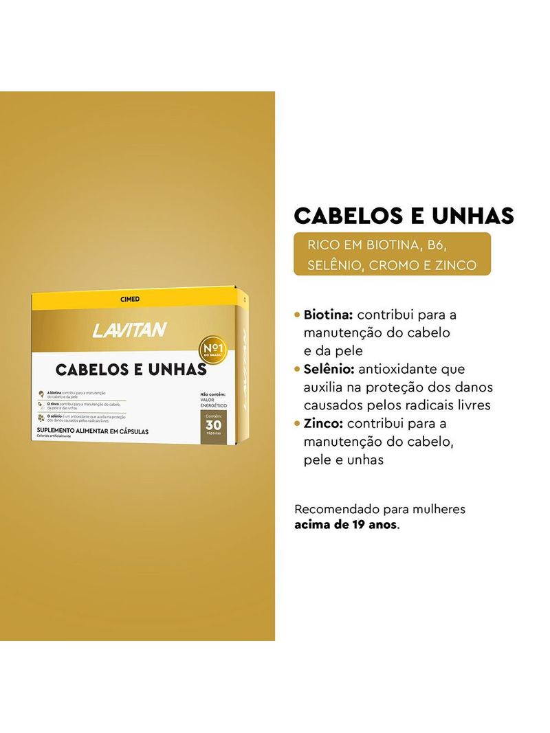 Multivitaminico-Lavitan-Cabelo-e-Unhas-com-30-Capsulas-1-Frente