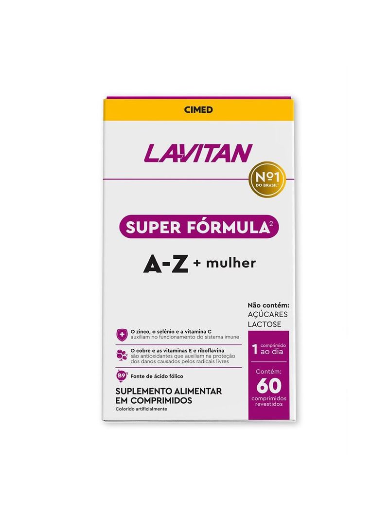 Multivitaminico-Lavitan-A-Z--Mulher-Super-Formula-60-Capsulas-1-Principal.