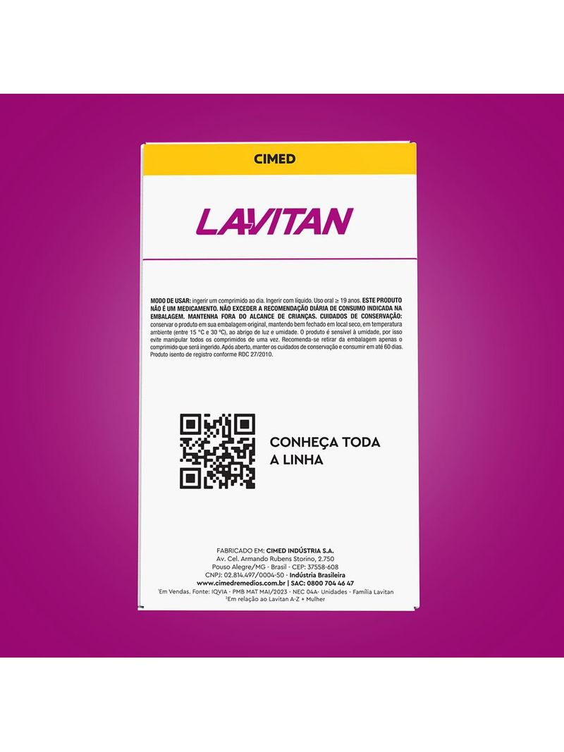 Multivitaminico-Lavitan-A-Z--Mulher-Super-Formula-60-Capsulas