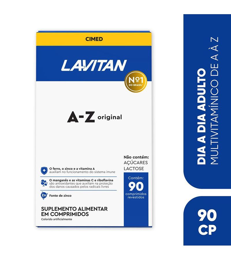 Multivitaminico-Lavitan-A-Z-Original-com-90-Comprimidos