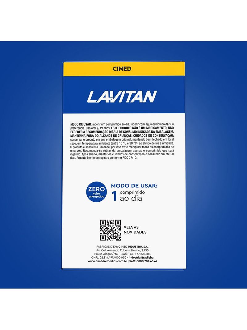 727719-Multivitaminico-Lavitan-A-Z-Original-com-90-Comprimidos-Modo-de-Uso