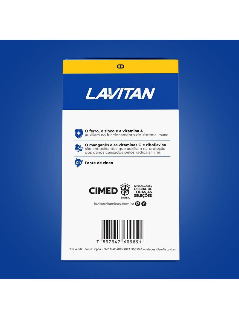 727719-Multivitaminico-Lavitan-A-Z-Original-com-90-Comprimidos