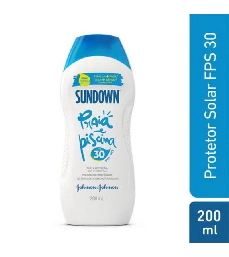 Protetor-Solar-Sundown-Praia-E-Piscina-Fps30-200ml---Principal-Hero