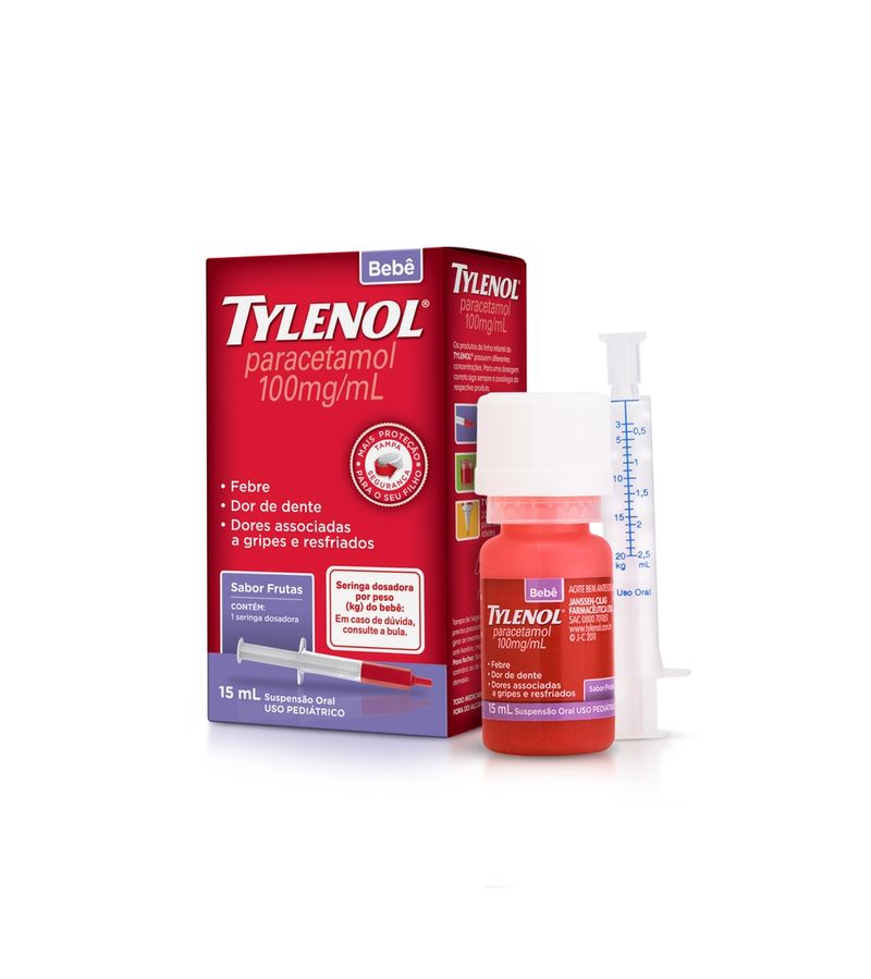 Tylenol-Bebe-Paracetamol-100mg-ml-Sabor-Frutas-15ml-com-Seringa-Dosadora-