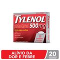 Tylenol 500mg Com 20 Comprimidos