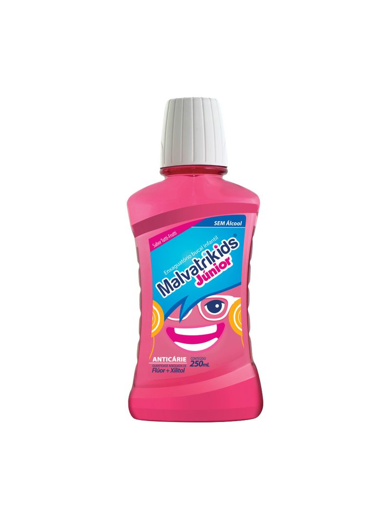 Enxaguante-Bucal-Infantil-Malvatrikids-Junior-Sabor-Tutti-Frutti-250ml-Principal-
