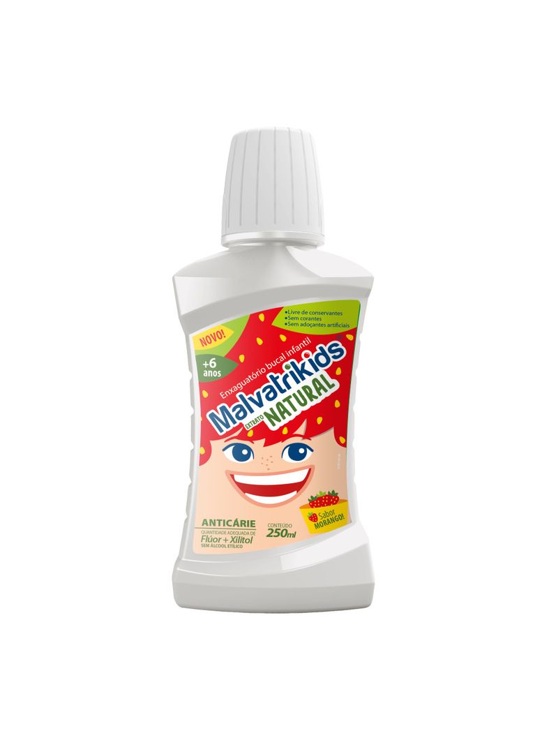 Enxaguante-Bucal-Infantil-Malvatrikids-Extrato-Natural-Sabor-Morango-250ml-Principal