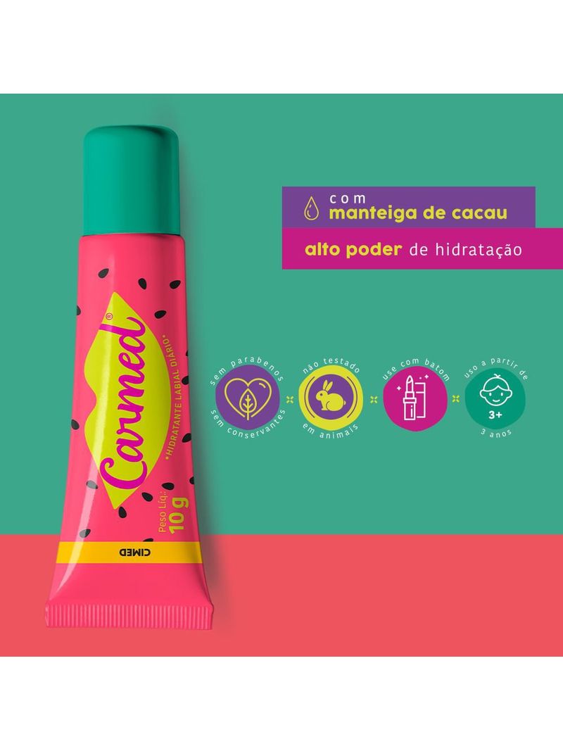7897947600348-741607-Carmed-Melancia-Hidratante-Labial-10g