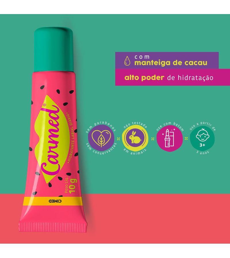 7897947600348-741607-Carmed-Melancia-Hidratante-Labial-10g