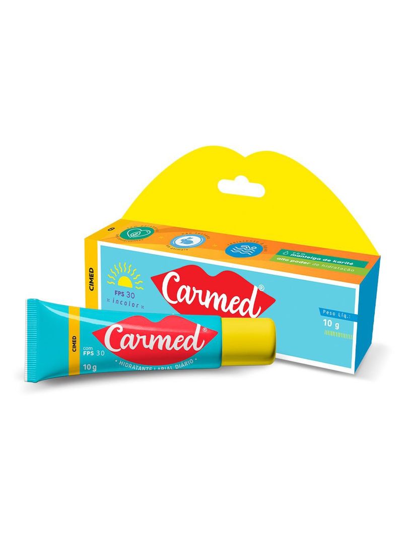 7897947601277-744222-Carmed-Hidratante-Labial-Incolor-FPS-30-10g